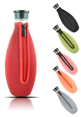 Neopren-Flaschenhülle für SodaStream Crystal 0,8 L, rot