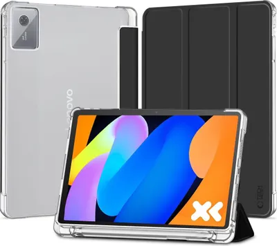 Produktbild von Schutzhülle mit Klappe für Lenovo Idea Tab 11, Tech-Protect SC Pen Hybrid, Schwarz