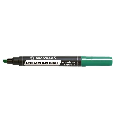 Obrázek produktu pro Popisovač permanentní Centropen 8516, klínový hrot, 2-5 mm, zelený
