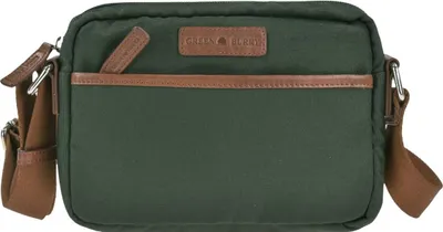 Produktbild von Greenburry Umhängetasche Crossbag Nylon 24x16cm "Madeleine" grün