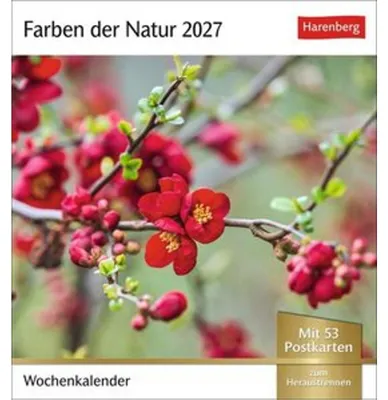 Obrázok produktu pre Farby prírody – pohľadnicový kalendár 2027 – týždenný kalendár s 53 pohľadnicami