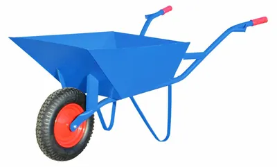 Image de Brouette de chantier 85 L, 2,0 mm, bleue