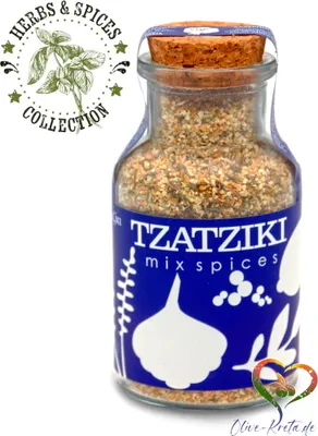 Produktbild von ELLIE 14200 Mischung für Tzatziki 85g im Korkenglas von Kreta