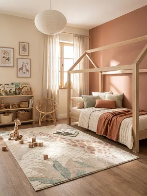 Teppich Creme Läufer im modernen Wohnzimmer_#sku_SAF57420#