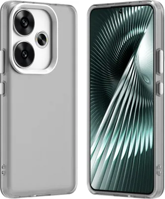 Produktbild von Handyhülle für Xiaomi Redmi Turbo 3 Schlank Durchscheinend Matt Stoßfest Schutzhülle Weiß