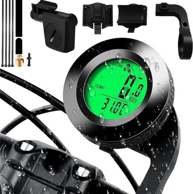 Produktbild von Fahrrad-Tachometer – Drahtloser Fahrradcomputer – Drahtloser Tachometer – Fahrrad-Tachometer – Drahtloser Fahrrad-Tachometer