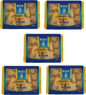 Produktbild von 5x Pasta De Cecco 100% Italienisch Pappardelle n 201 Nudeln 500g