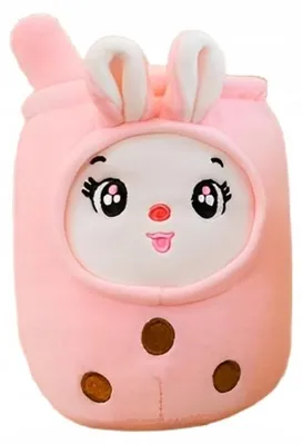 Produktbild von Granda Bubble Tea Plüschtier Hase Rosa 35 cm