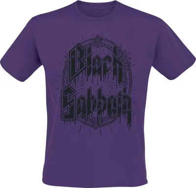 Produktbild von Black Sabbath T-Shirt Herren Black Emblem purple S