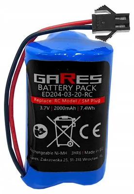 Obrázek produktu pro GARES Akumulátor Baterie pro RC DE Volvo | 7V 2Ah | Zesílená série High-Performance | Vysoký výkon |