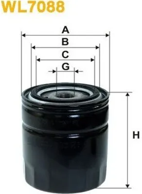 Produktbild von Ölfilter WIX FILTERS WL10010 Filtereinsatz für FIAT Freemont (345) für JEEP GRAND CHEROKEE IV (WK, WK2) für CHRYSLER GRAND VOYAGER V (RT) für LANCIA