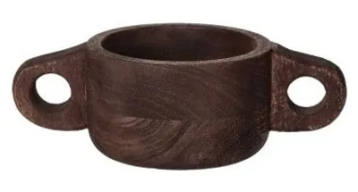 Produktbild von Pomax Chanelle Schale aus Mangoholz, Walnussbraun, L 21,5 x B 12 x H 7 cm