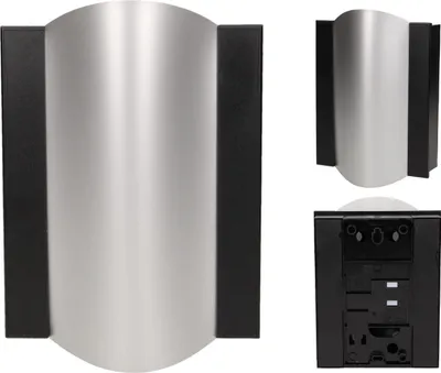 Immagine prodotto di ORNO | Campanello Elettromeccanico OR-DP-VD-144/B-G - Nero/Argento - Design Elegante - Suono Bim-Bam
