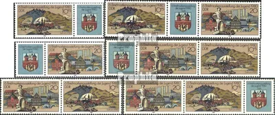 Produktbild von Briefmarken DDR 1980 Mi WZd453-WZd458 (kompl.Ausg.) postfrisch Briefmarkenausst.