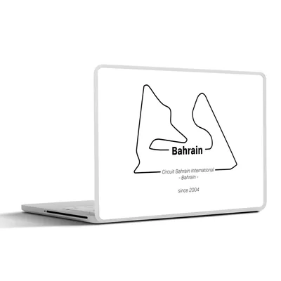 Produktbild von MuchoWow® Laptop Aufkleber Sticker Cover Formel 1 - Bahrain - Rennstrecke 30x21 cm - Sticker für Laptop - Selbstklebend