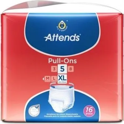 Image de ATTENDS Pull-Ons 5 XL - 1 paquet de 16 protections