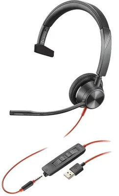 Immagine prodotto di Poly Blackwire 3315 - Serie 3300 - Cuffie - On-Ear