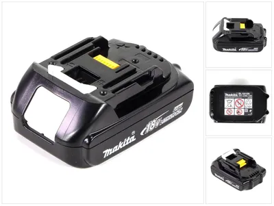 Zdjęcie produktu dla Makita BL1815N, Bateria, Litowo-jonowa (Li-Ion), 1,5 Ah, 18 V, Makita, Czarny