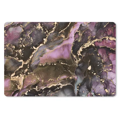 Produktbild von MuchoWow® Schreibtischunterlage Marmor - Gold - Stein - Abstrakt 60x40 cm - XXL Mauspad - Großes Mauspad