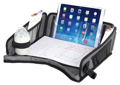 Produktbild von Yrda Travel Tray Reisetisch für Kinder - Faltbar - Schwarz