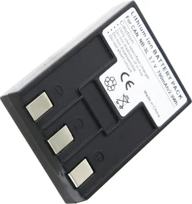 Image de Batterie compatible avec la batterie Canon NB-3L, Digital IXUSi, IXY Digital, Powershot SD550
