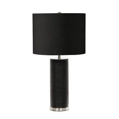 Produktbild von Elstead Ripple Tischleuchte E27 Schwarz Schwarz,  UK