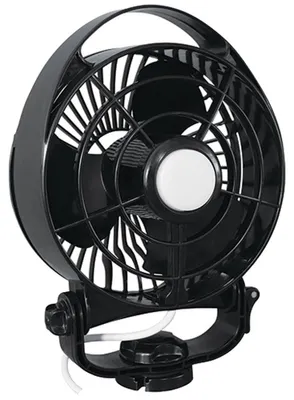 Produktbild von Maestro™ 12V Ventilator mit variabler Geschwindigkeit, Licht und montierbarer Fe