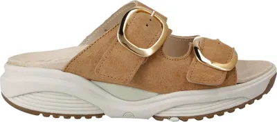 Produktbild von Xsensible Mykonos Pantolette, Damen, Leder, Camel, bequeme Pantolette - Damenschuhe Pantolette /  Zehentrenner, Braun, leder&nbsp