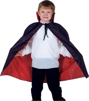 Produktbild von Schwarz-rotes Cape für Kinder