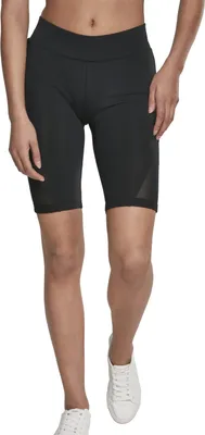 Produktbild von Urban Classics TB2638 | Ladies Tech Mesh Cycle Shorts XS bis 5XL - Farbe: Black - Größe: XS
