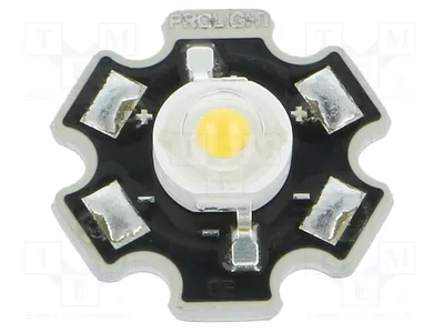 Produktbild von Leistungsdioden; STAR; warmweiß; 130°; 700mA; Pmax: 3W; CRImin: 70 PM2E-3LVS-R7 LED-Leistungsdioden weiß - Emiter