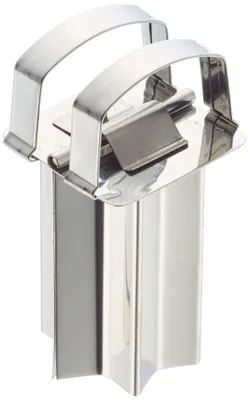 Stern-Ausstecher 4 cm, Edelstahl, silber, 8 x 4 x 4 cm