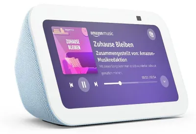 Produktbild von Amazon Echo Show 5 (3 gen.), Amazon Alexa, Rechteck, Blau, Android, Fire OS, iOS, 14 cm (5.5"), MediaTek