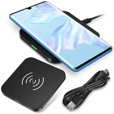 Produktbild von Für QI Wireless Kabellos Ladegerät für Huawei P30 Pro Induktives Ladestation