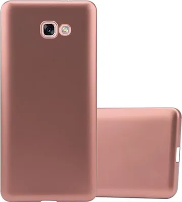 Produktbild von Cadorabo Schutzhülle für Samsung Galaxy A7 2017 Hülle in Rosa Handyhülle TPU Silikon Etui Cover Case