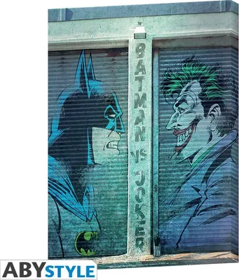 Produktbild von DC Comics Leinwand: Batman vs Joker
