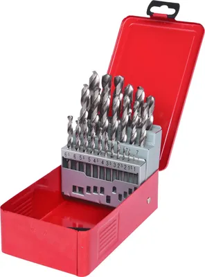 Obrázek produktu pro KS Tools 330.2613, Vrtačka, Sada vrtáků, Rotace po směru hodinových ručiček, Kov, Plast, Dřevo, 118°, Rychlořezná ocel HSS-G