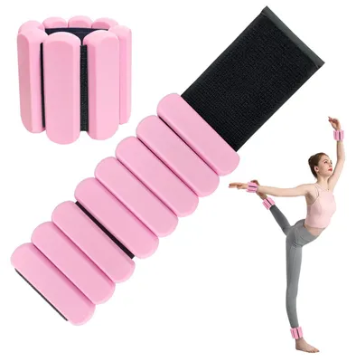 Immagine prodotto di Omgoods - 2 pezzi di pesi regolabili per polsi e caviglie