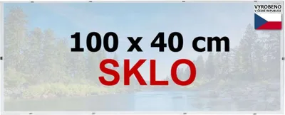 Produktbild von BFHM Euroclip puzzle rám 100x40cm sklo