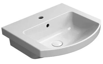 Immagine prodotto di Sapho GSI Pura - Lavabo 51x45 cm, con sfioratore, foro per rubinetto, ExtraGlaze, bianco 8646111
