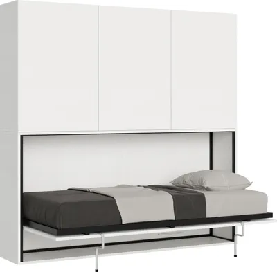 Produktbild von ITAMOBY - Schrankbett Kando Eizelbett horizontal Komp. D Esche weiß