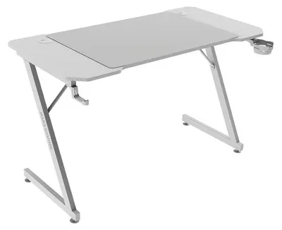 Produktbild von Mars Gaming MGD-X120W, Gerade, Rechteckige Form, Partikelbord, Stahl, Gaming, Karbonfaser