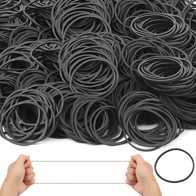Immagine prodotto di 1300 elastici neri, resistenti e durevoli