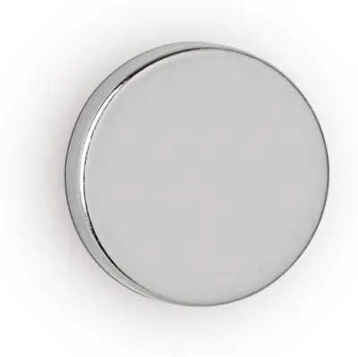 Image de MAUL Aimant rond 10 pièces 3,2 kg Acier Métal Néodyme magnétique Ø 1,5 x 0,3 cm argenté