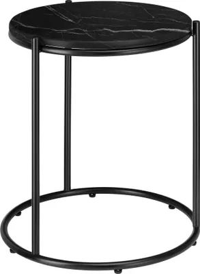 Produktbild von tectake® Beistelltisch Ellsa, Marmoroptik, Stahlgestell