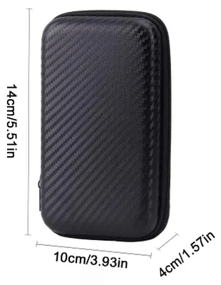 Imagen del producto de Carcasa externa para discos duros de 2,5 pulgadas, resistente a golpes, portátil, compatible con SSD y HDD