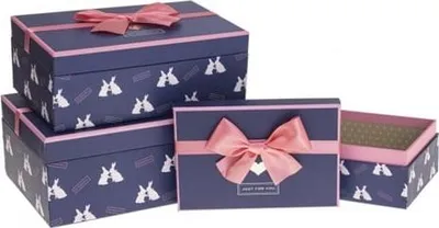 Obrázek produktu pro Sada dekoračních krabiček Bunnies (3 ks)