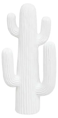 Produktbild von Dekorative Figur Kaktus weiß RODRIGO, 38 cm