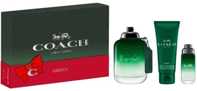Zdjęcie produktu dla Coach Green - EDT 100 ml + Duschgel 100 ml + EDT 15 ml