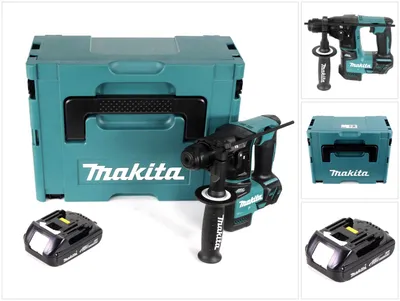 Immagine prodotto di Makita DHR 171 Y1J 18V trapano a percussione a batteria senza spazzole a 2 fasi SDS Plus + 1x batteria 1,5Ah - senza caricabatterie